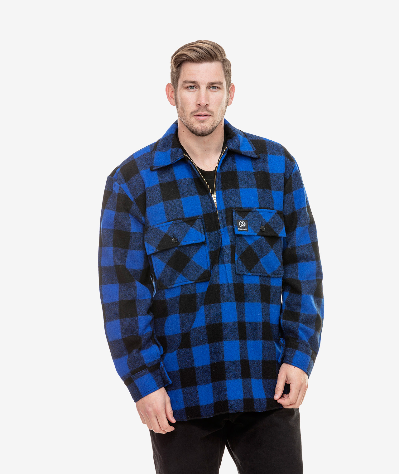 Swanndri Men's Ranger Wool Zip Front Bushshirt - Image 2