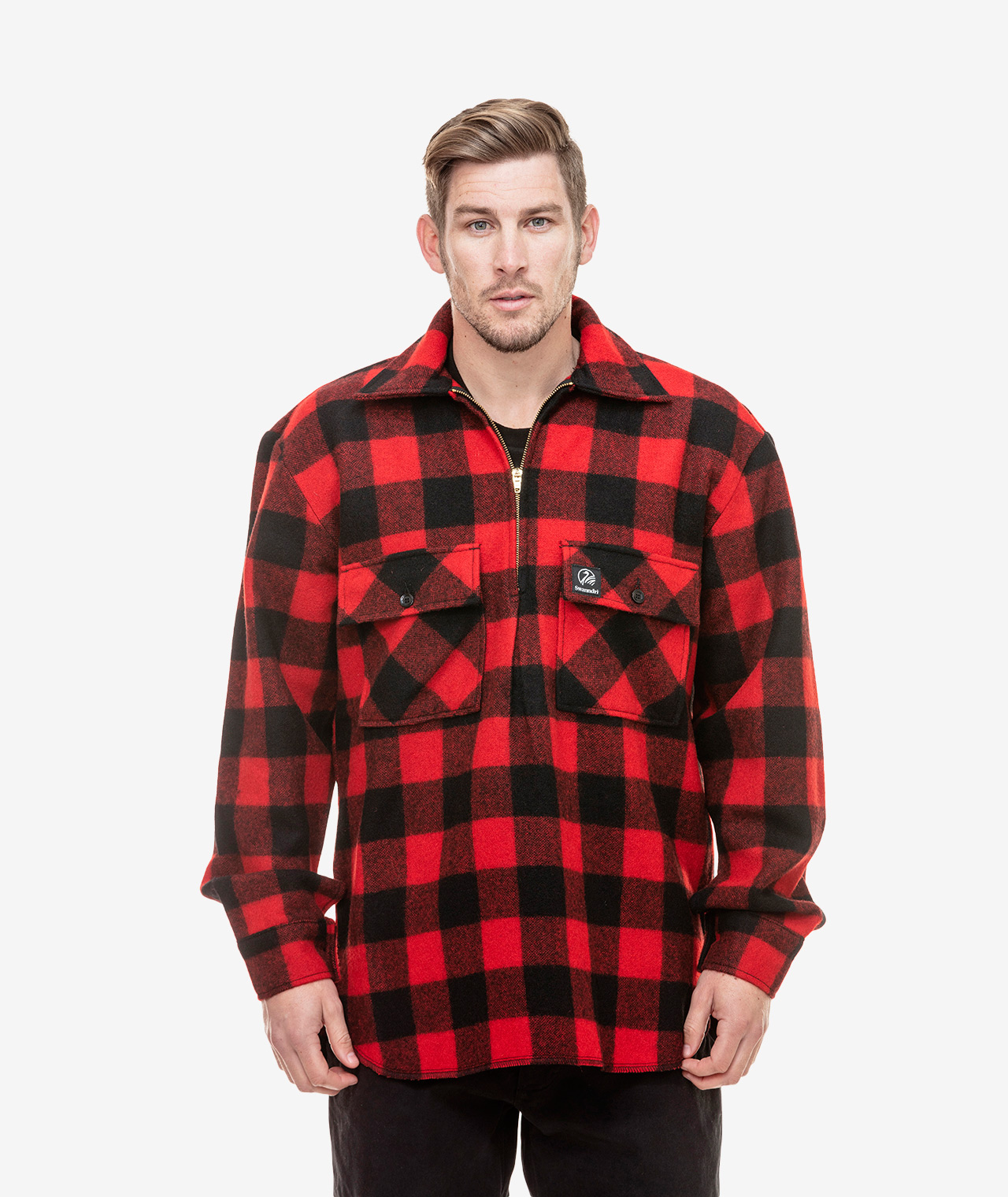 Swanndri Men's Ranger Wool Zip Front Bushshirt - Image 5