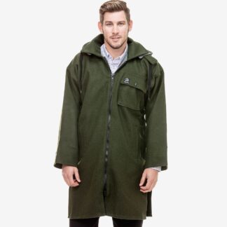 Swanndri Men's Mosgiel Wool Bushshirt with Zip-up Front